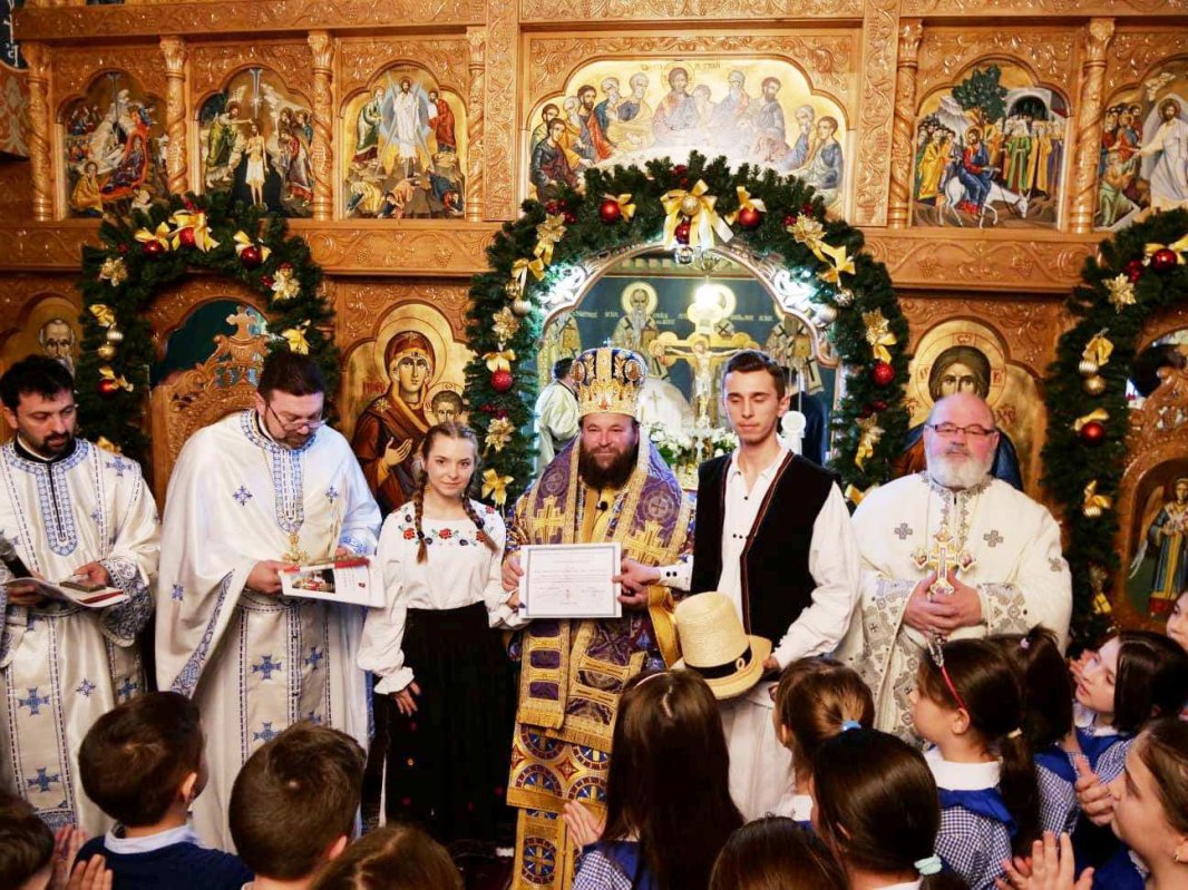 Slujiri arhiereşti la hramul şcolilor teologice, de Sfinţii Trei Ierarhi 1588