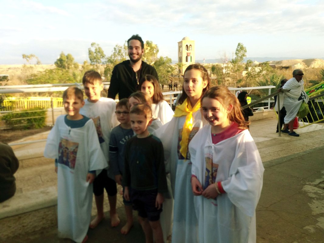 Tineri și copii pelerini în Țara Sfântă 1614