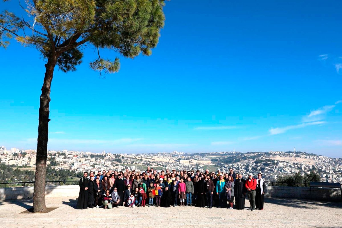 Tineri și copii pelerini în Țara Sfântă 1615