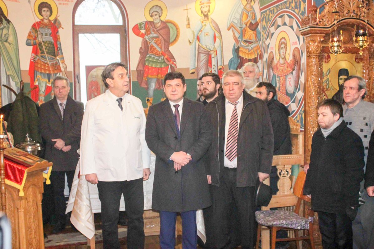 Hram la capela Spitalului de copii din Galați 1489