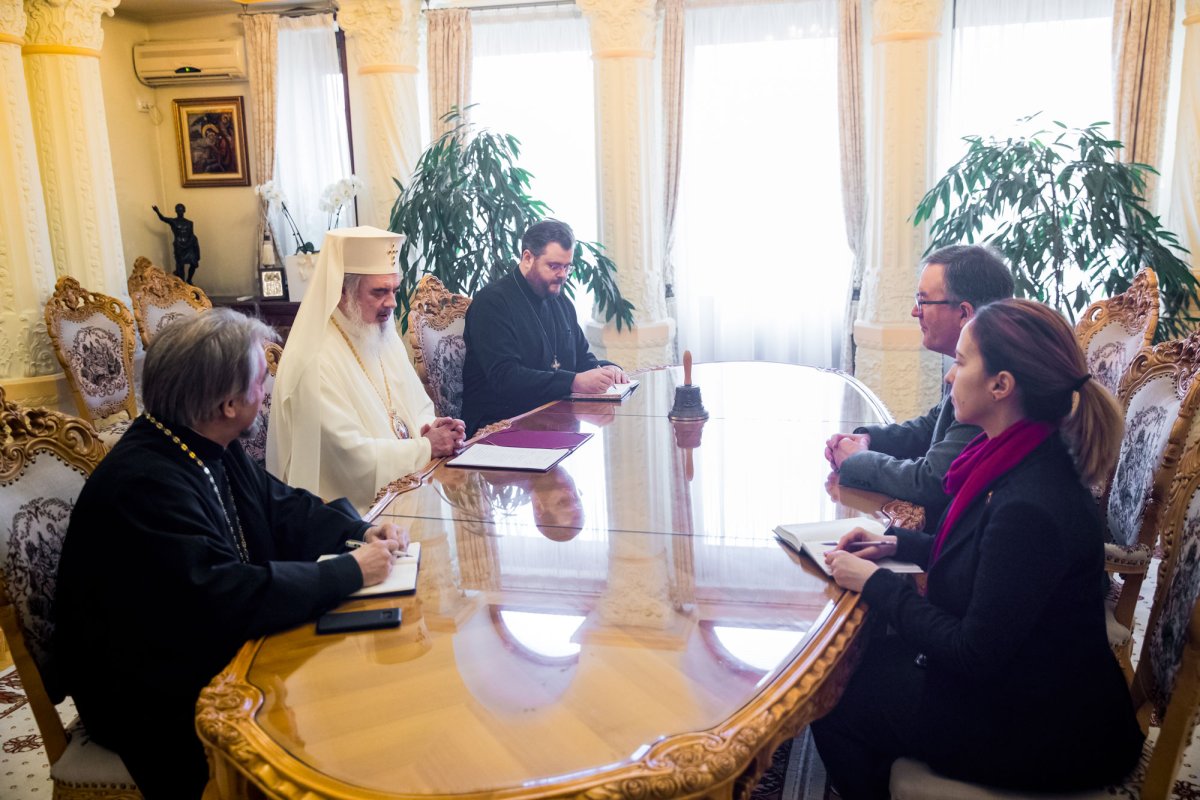 Vizita ambasadorului Regatului Unit la Patriarhia Română 1301