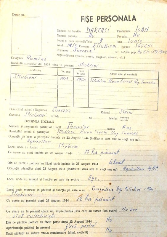 Rănile colectivizării 1229