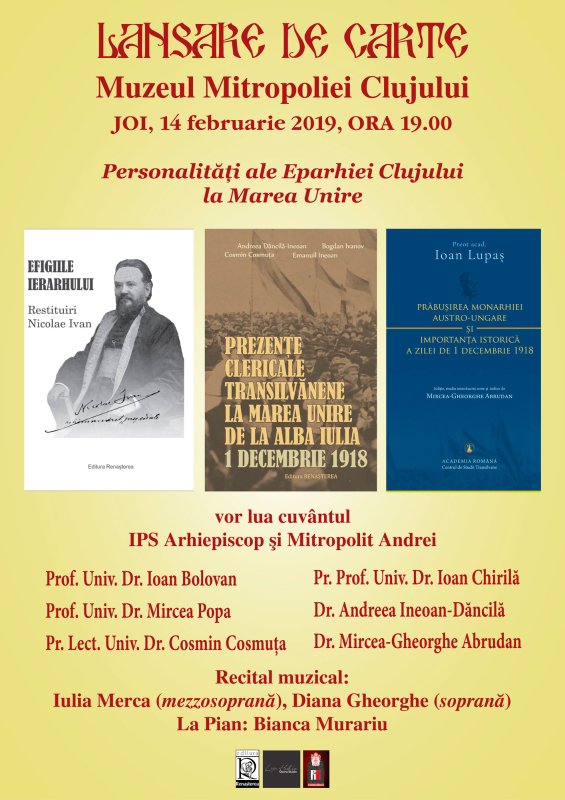 Seara culturală la Muzeul Mitropoliei Clujului 825