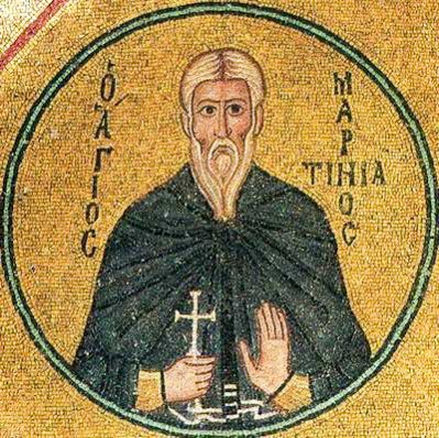 Sfântul Cuvios Martinian; Sfinţii Apostoli Acvila şi soţia sa, Priscila; Sfântul Ierarah Evloghie, Patriarhul Alexandriei 858