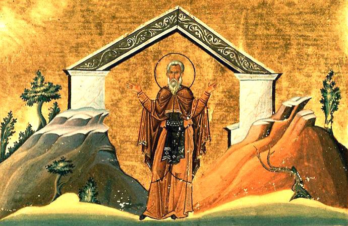 Sfinţii Cuvioşi Auxentie, Maron şi Avraam 773