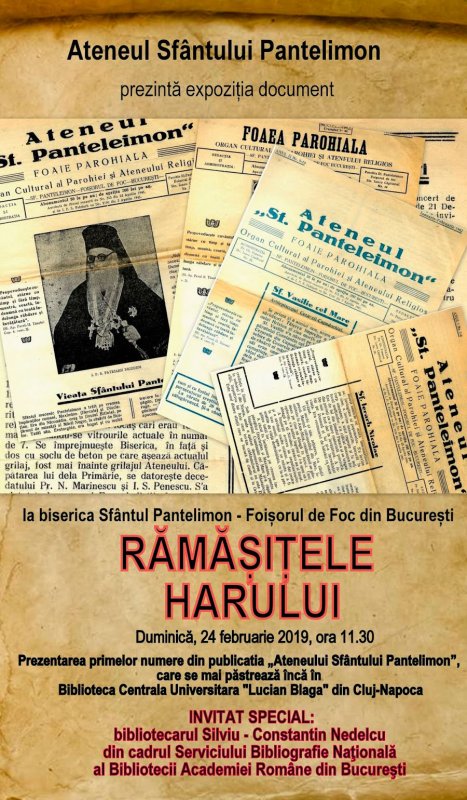 Expoziţia „Rămășițele harului”, la Biserica „Sfântul Pantelimon”- Foișorul de Foc 343
