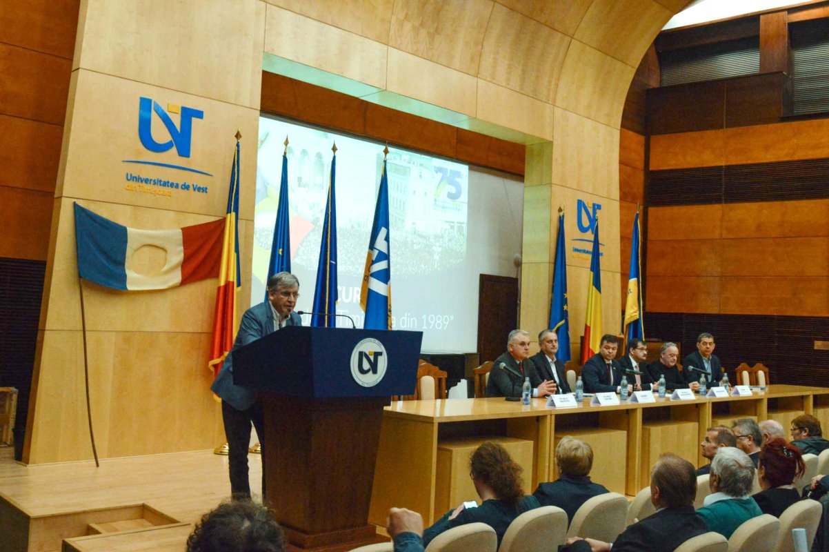 Primul curs universitar transversal dedicat Revoluției din Decembrie 1989, la Timișoara 114124