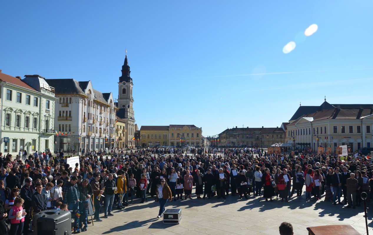 Manifestări pentru dreptul la viață, în orașe transilvane și bănățene 113926