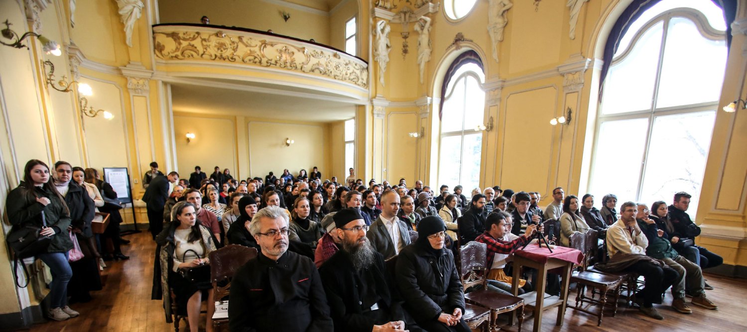 Părintele Damaschin Grigoriatul a conferențiat la Sibiu 113205