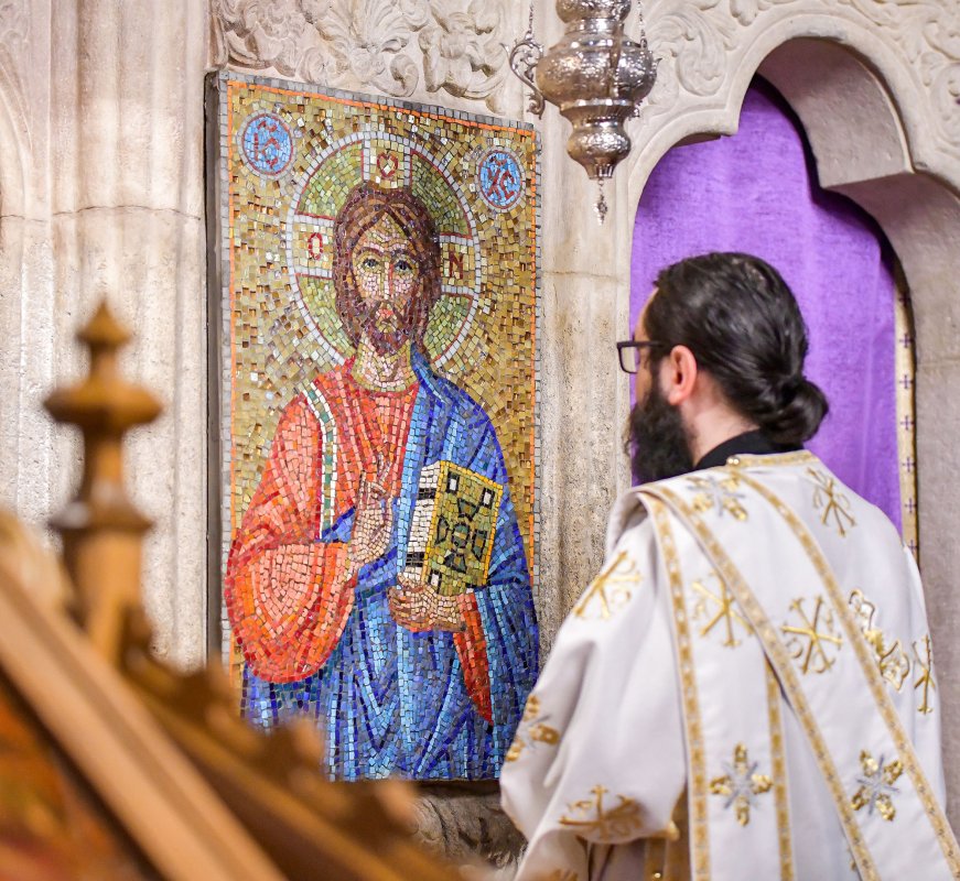 Binecuvântare la o lavră monahală de tradiție din Capitală 112988