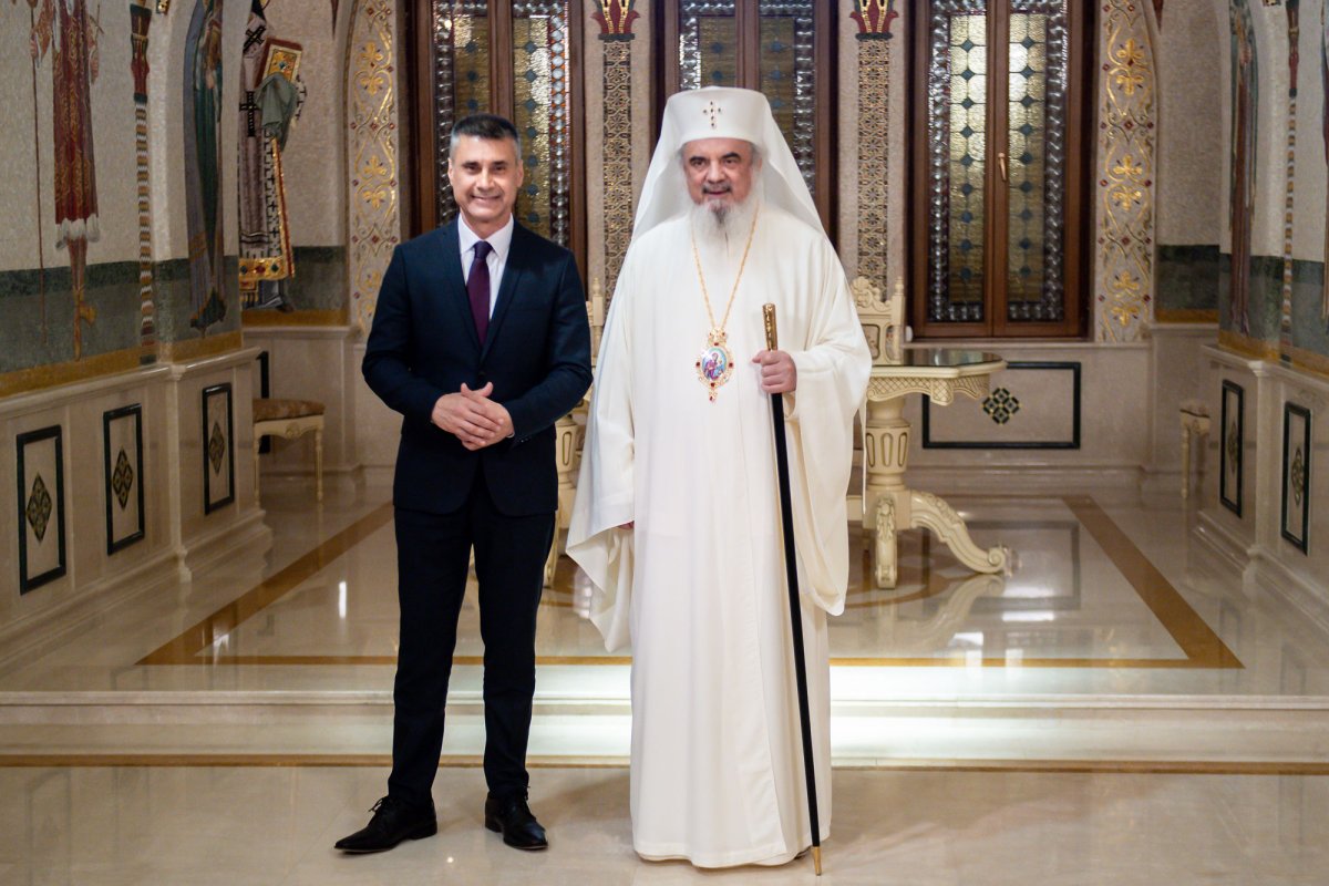Ambasadorul Israelului în vizită la Patriarhia Română 112401