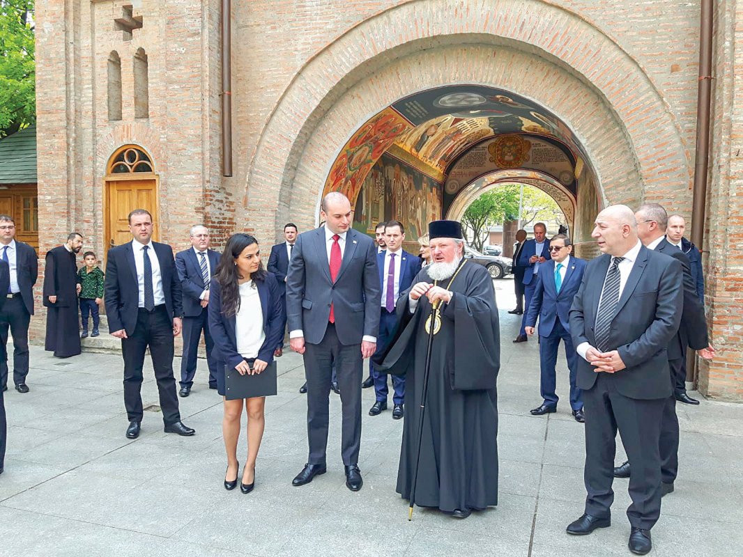 Prim-ministrul Georgiei, la Mănăstirea Antim 112407