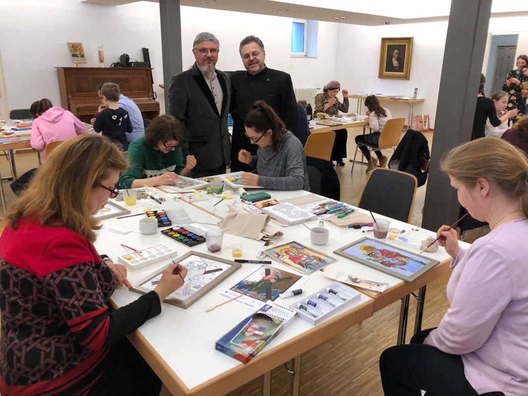 Atelier de pictură la Parohia „Nașterea Domnului” din München 112317