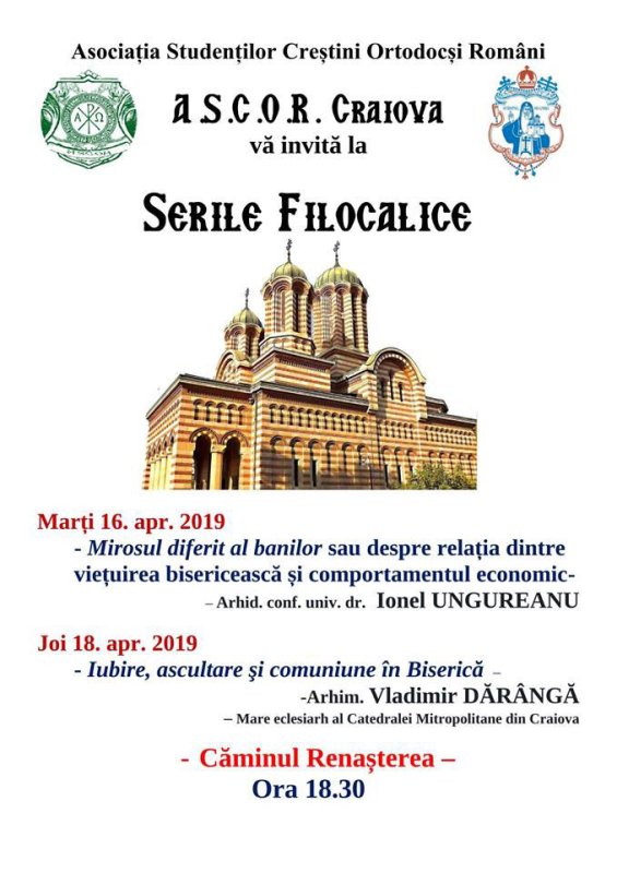 Două conferinţe duhovniceşti la Craiova 112283