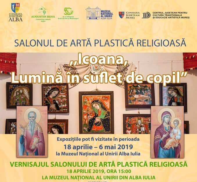 „Icoana, Lumină în suflet de copil” - Salon de artă plastică religioasă la Muzeul Național al Unirii din Alba Iulia 112199