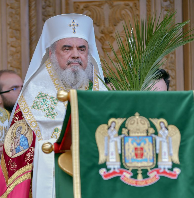 Procesiune cu ramuri de finic și salcie în Capitală 112069