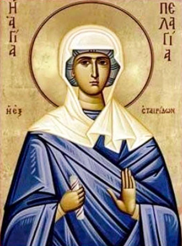 Sfânta Muceniță Pelaghia; Sfânta Monica, mama Fericitului Augustin 111526