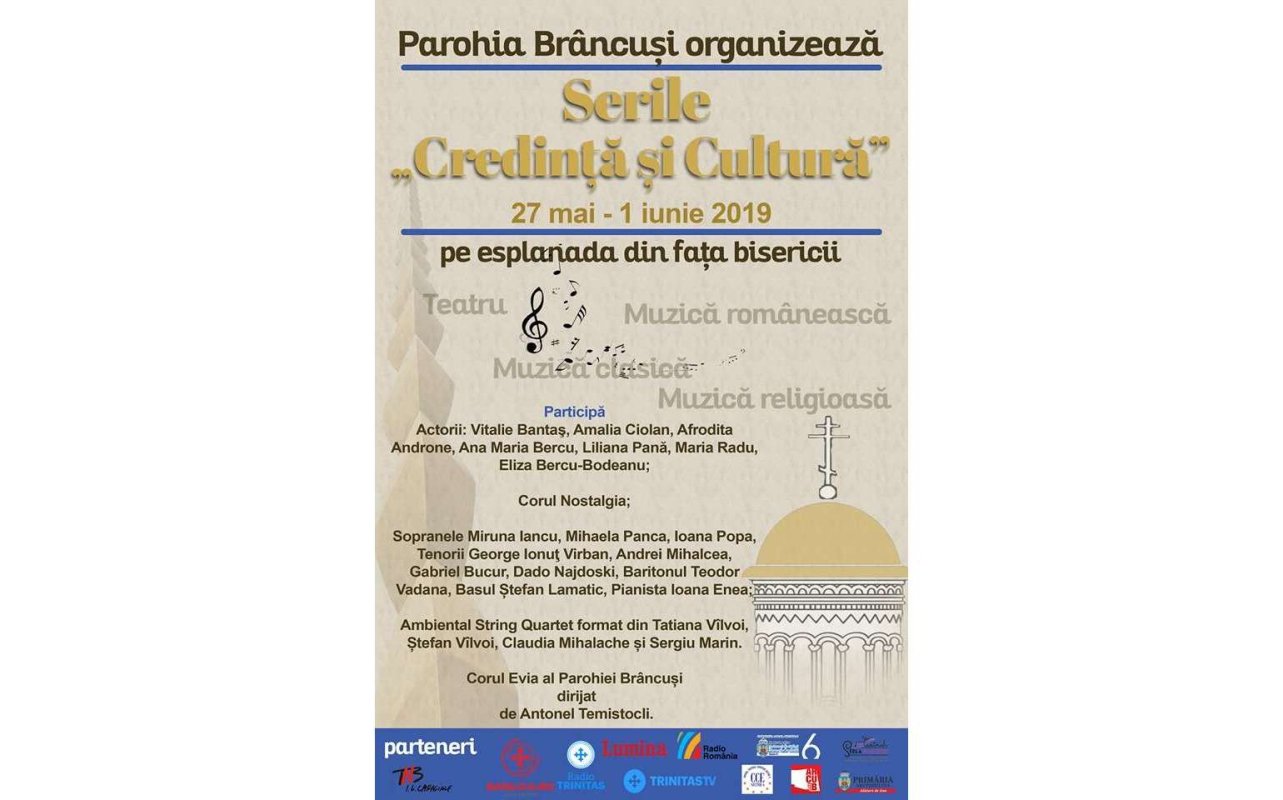 Evenimente culturale în Parohia Brâncuși 117183