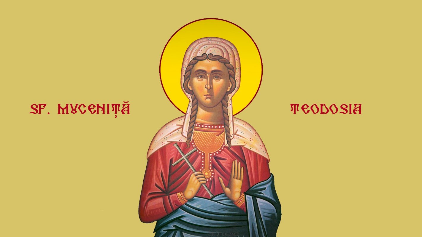 Odovania Înjumătăţirii Cincizecimii; Sfânta Muceniţă Teodosia fecioara; Sfântul Sfinţit Mucenic Olivian (Dezlegare la peşte) 117328