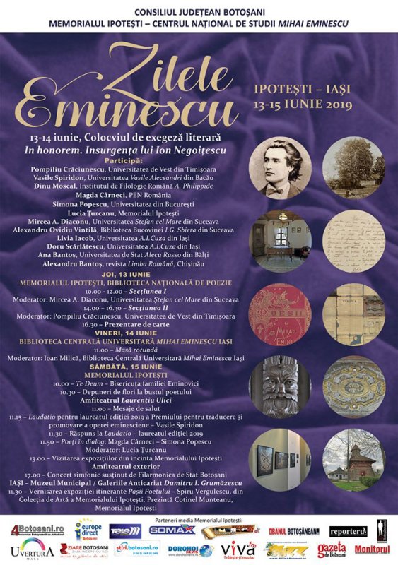 Rugăciuni pentru poetul Mihai Eminescu, la Ipoteşti 118681