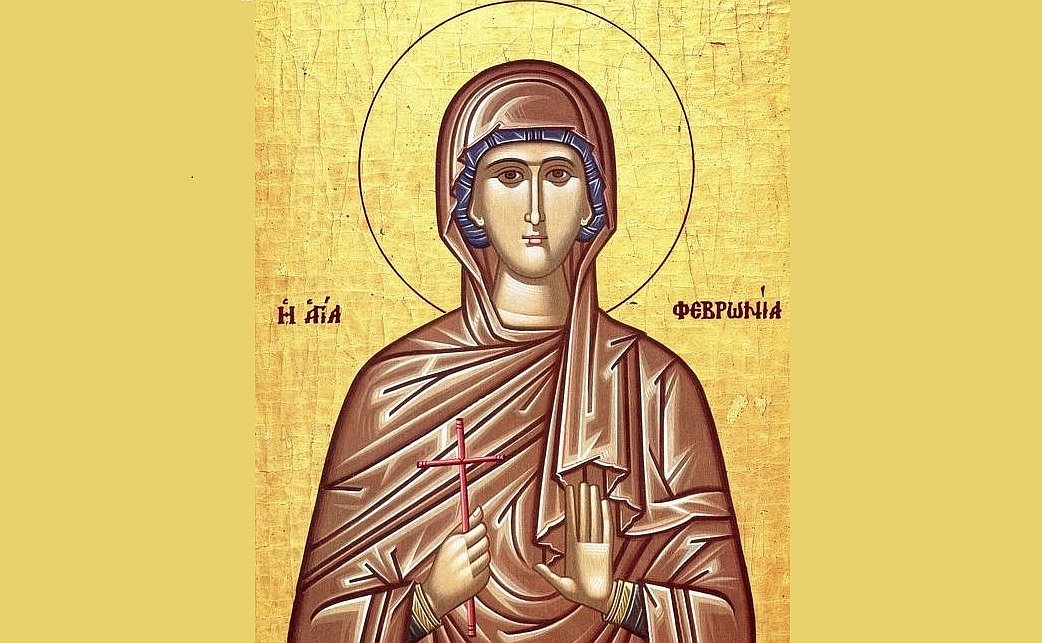 Sf. Cuv. Mc. Fevronia;  Sf. Mc. Orentie şi fraţii săi;  Sf. Mc. Livia 119501