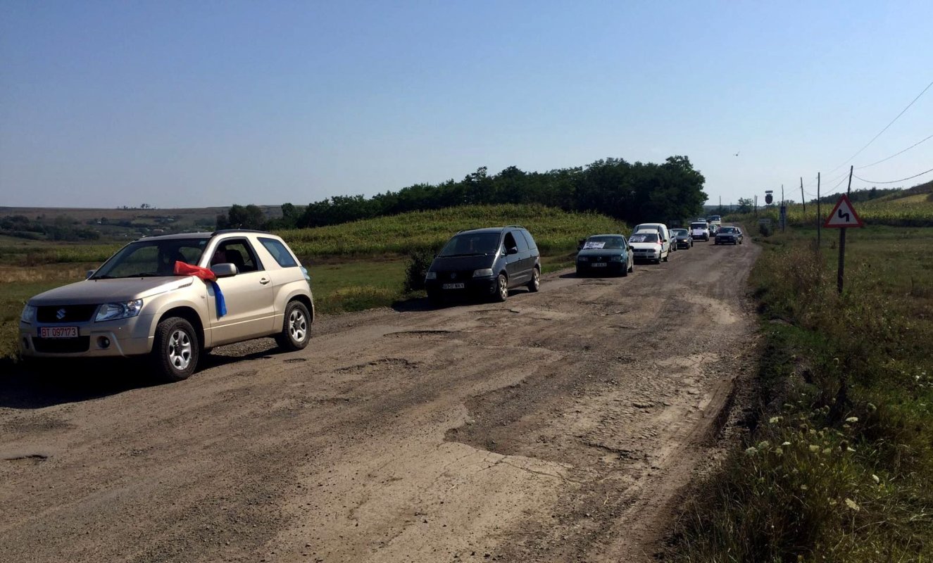Protest la Botoșani din cauza stării drumurilor 120340