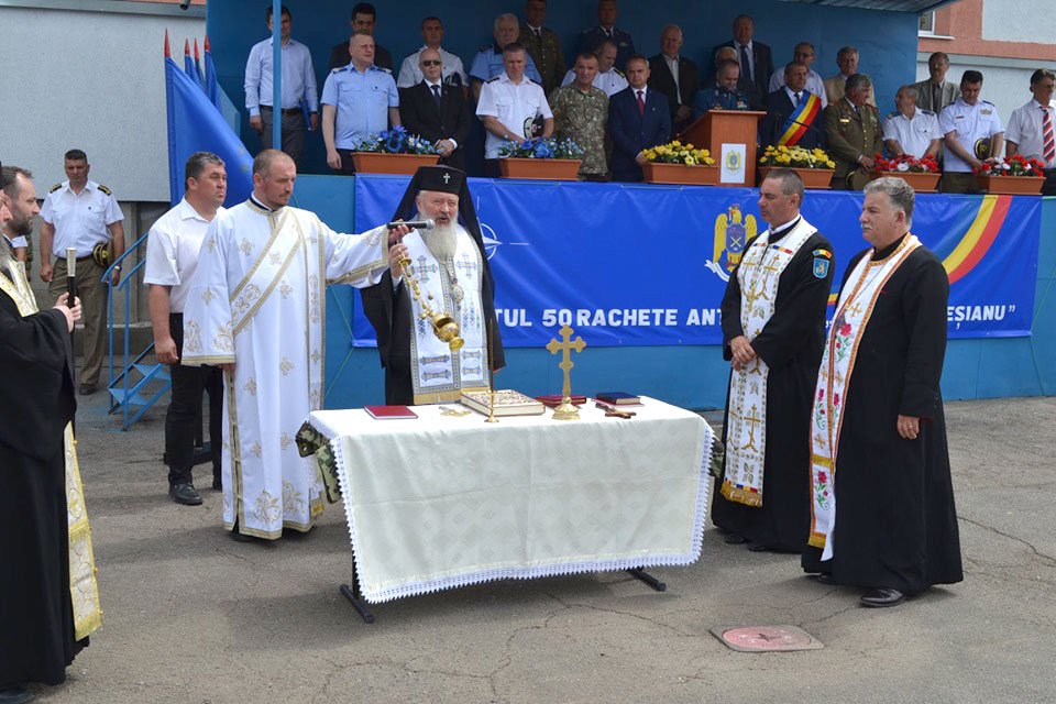 Ceremonii la împlinirea a trei decenii de la înființarea Regimentului 50 Rachete Antiaeriene „Andrei Mureșianu” din Florești, Cluj 120421