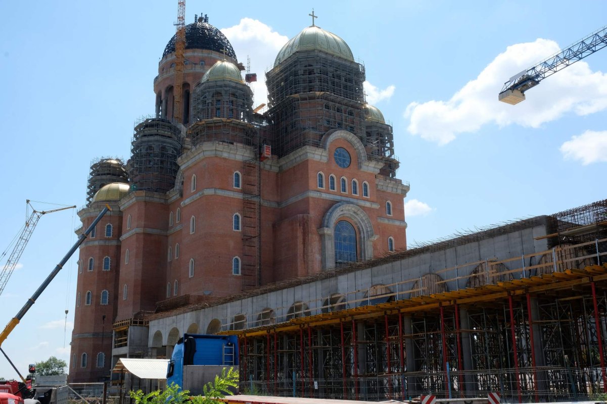 Lucrări complexe pe șantierul Catedralei Naționale 121271