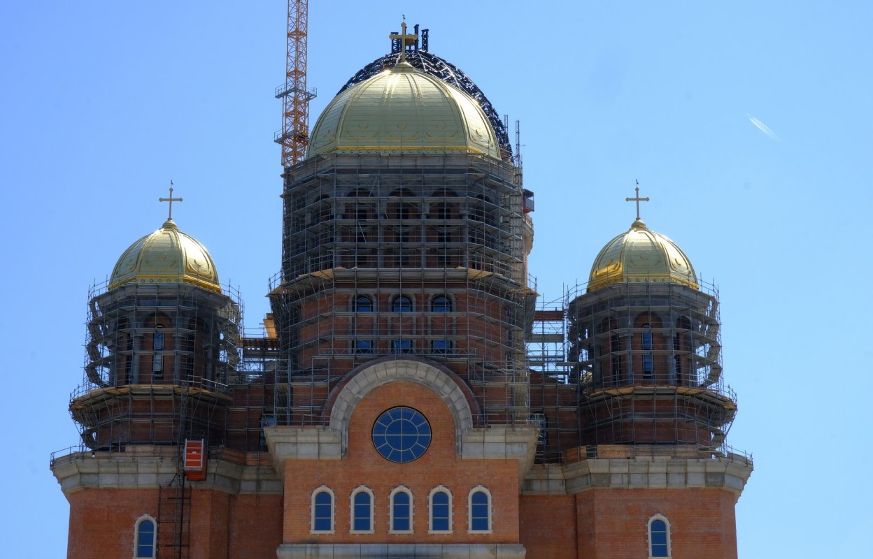 Lucrări complexe pe șantierul Catedralei Naționale 121330