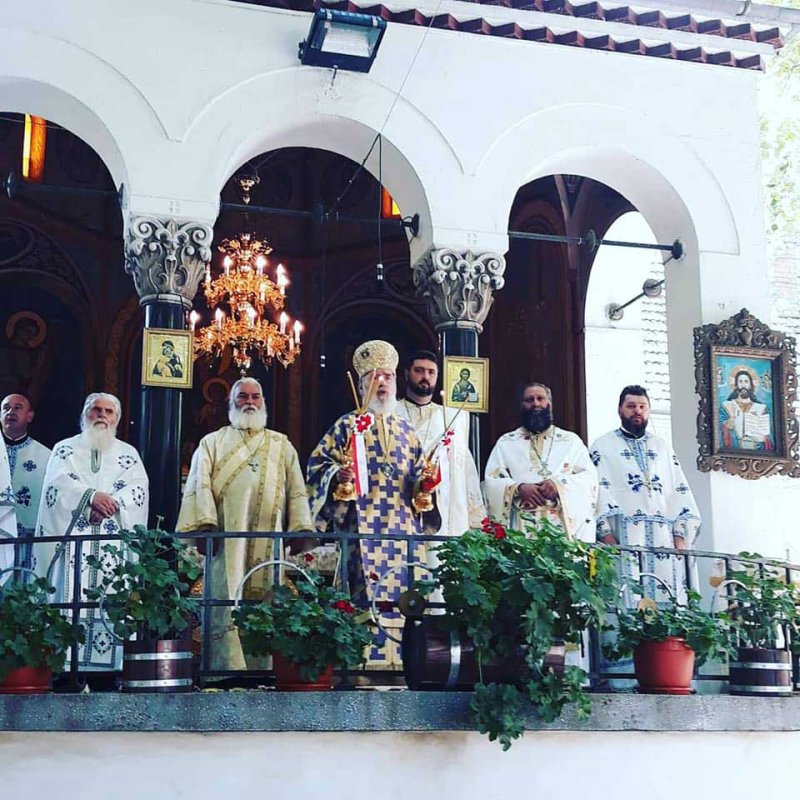 Slujiri arhierești la praznicul Schimbării la Față a lui Hristos 123069