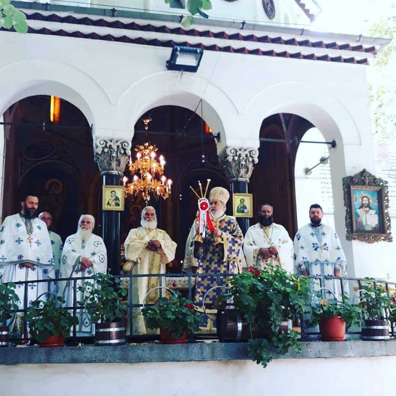 Slujiri arhierești la praznicul Schimbării la Față a lui Hristos 123071