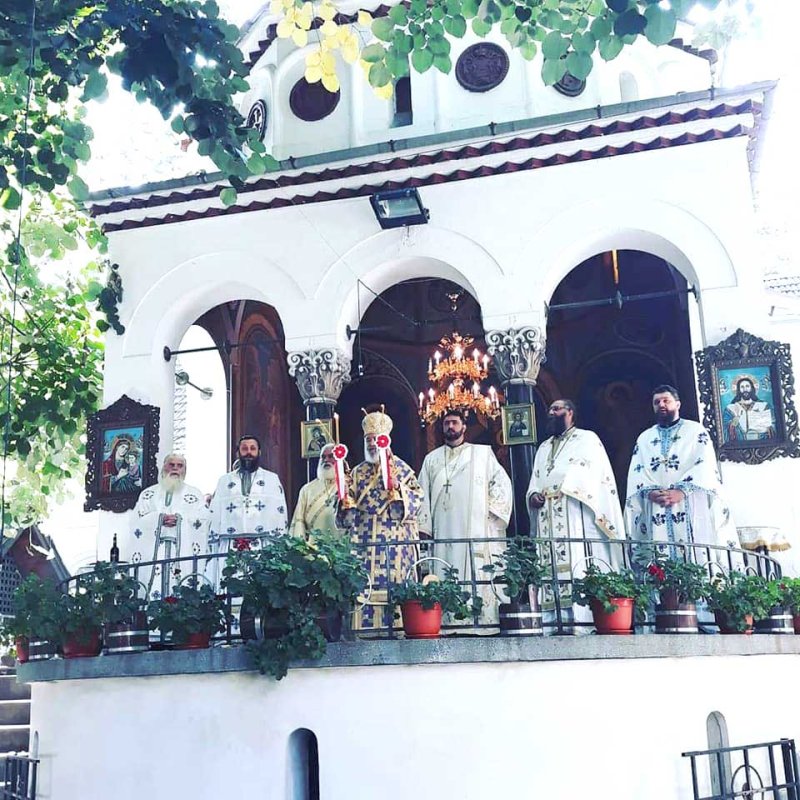 Slujiri arhierești la praznicul Schimbării la Față a lui Hristos 123072