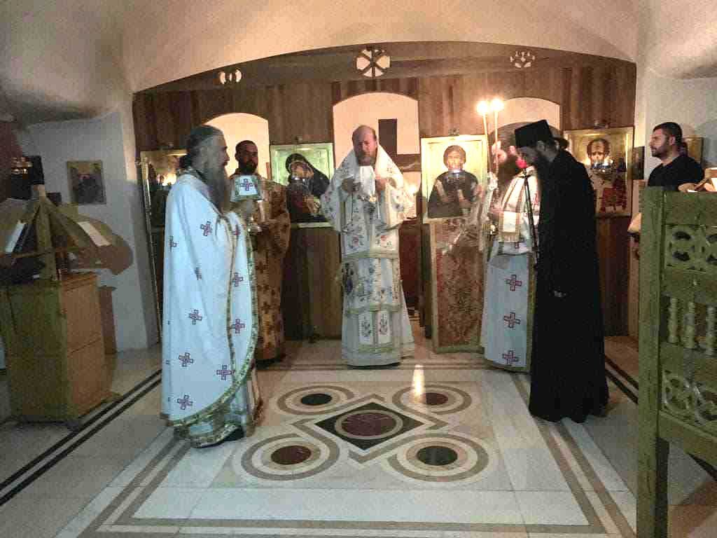 Slujiri arhierești la praznicul Schimbării la Față a lui Hristos 123077