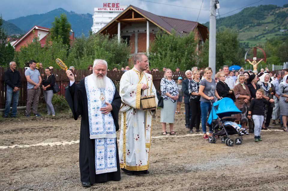 Piatră de temelie pentru noua biserică din orașul stațiune Sîngeorz-Băi 123158