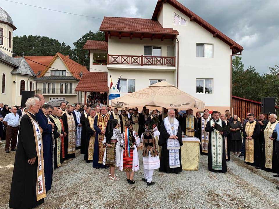 Piatră de temelie pentru noua biserică din orașul stațiune Sîngeorz-Băi 123159