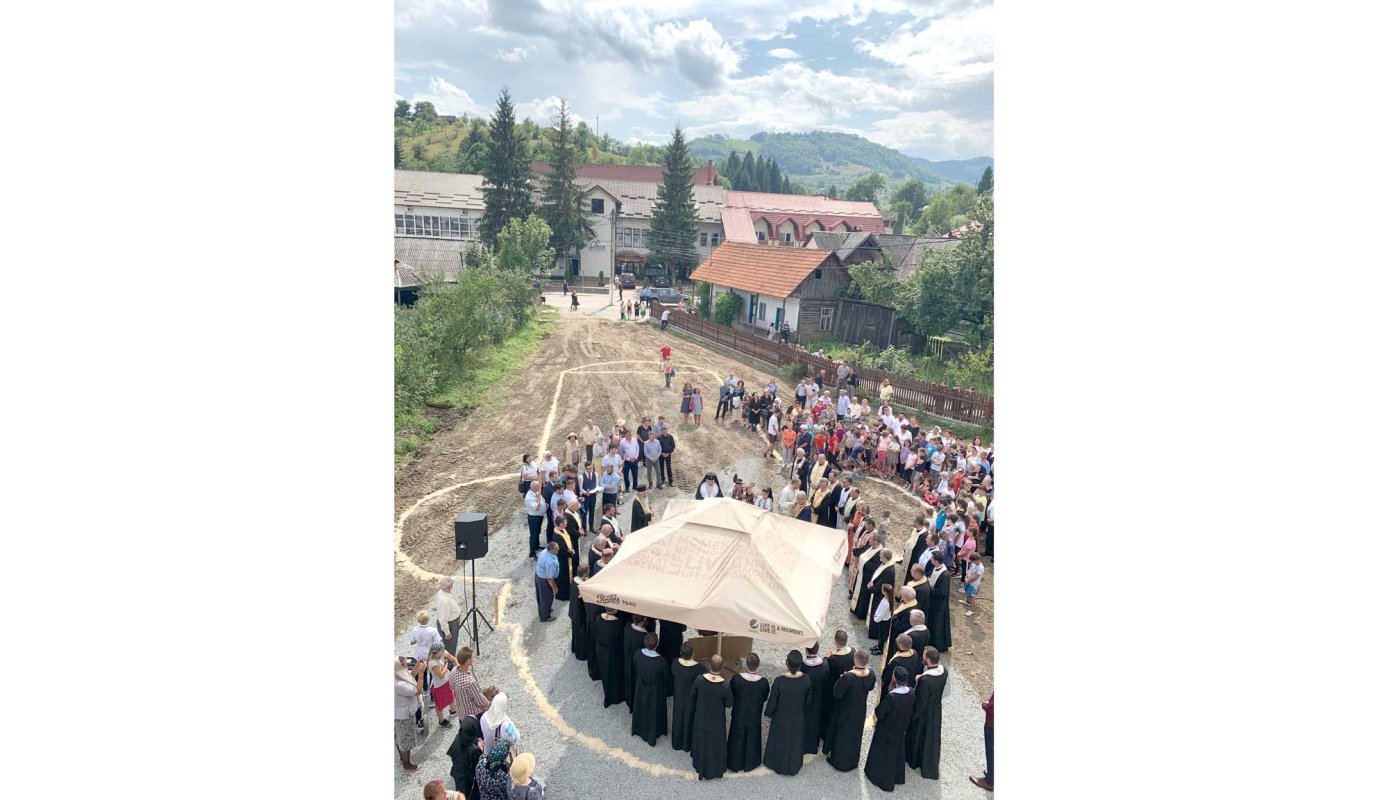 Piatră de temelie pentru noua biserică din orașul stațiune Sîngeorz-Băi 123161