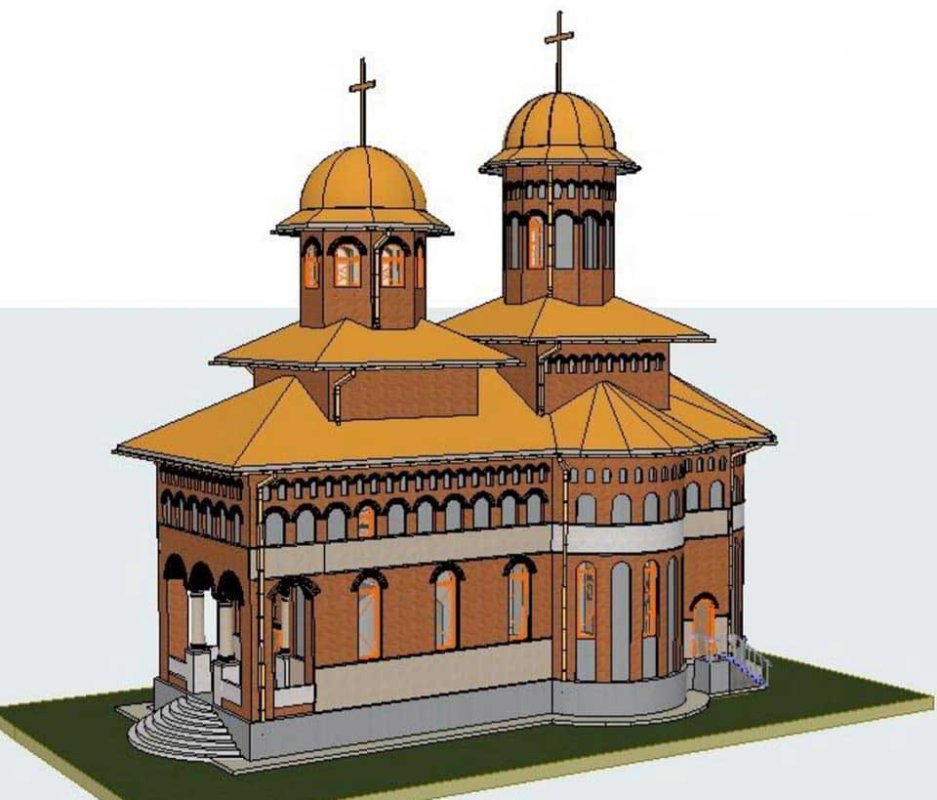 Piatră de temelie pentru noua biserică din orașul stațiune Sîngeorz-Băi 123164