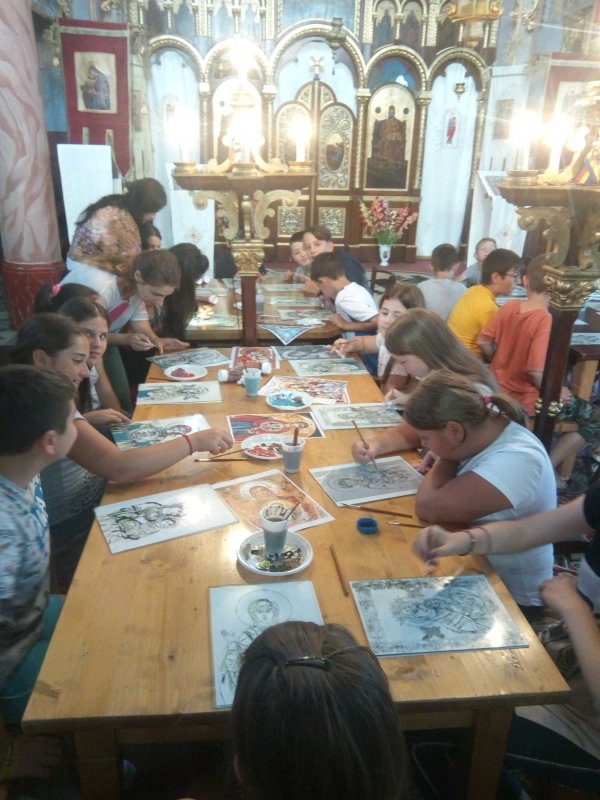 Tabăra de creație religioasă în Parohia Tilecuș, Oradea 123175