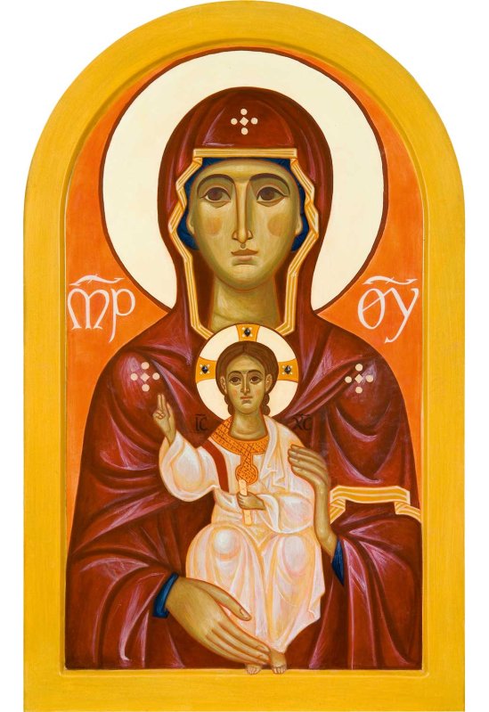 Fecioara ridicată la Viață și așezată deasupra lumii îngerești 122770