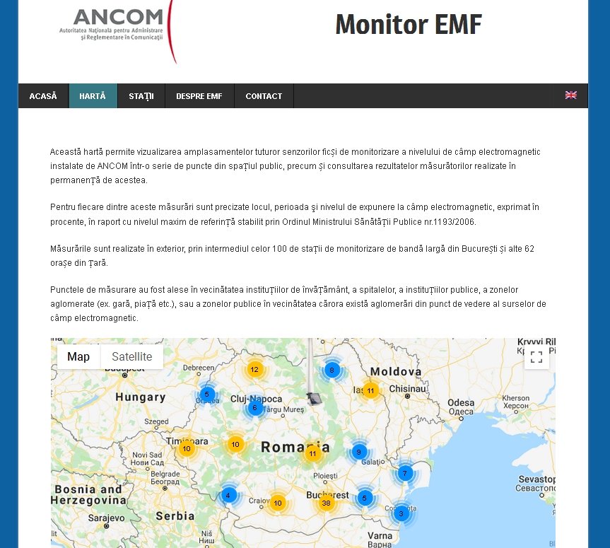 Măsurătorile radiaţiilor staţiilor 5G sunt publice 126114