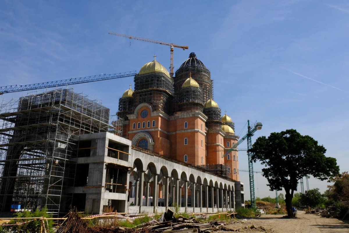 Progrese importante pe șantierul Catedralei Naționale 127646