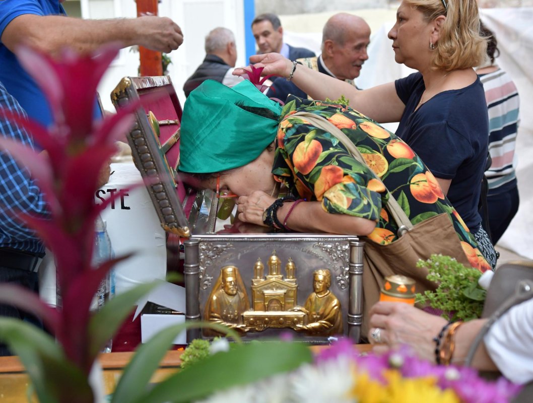 Mucenicii Ciprian şi Iustina, sărbătoriţi la Biserica Zlătari din Capitală 127972