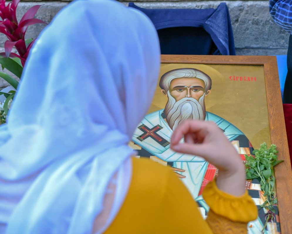 Mucenicii Ciprian şi Iustina, sărbătoriţi la Biserica Zlătari din Capitală 127974