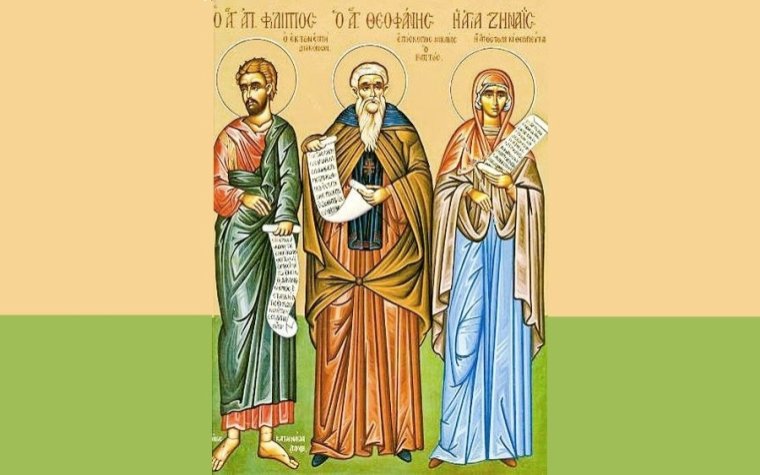 Sf. Ap. Filip, unul dintre cei 7 diaconi; Sf. Ier. Teofan Mărturisitorul, Episcopul Niceei 128774