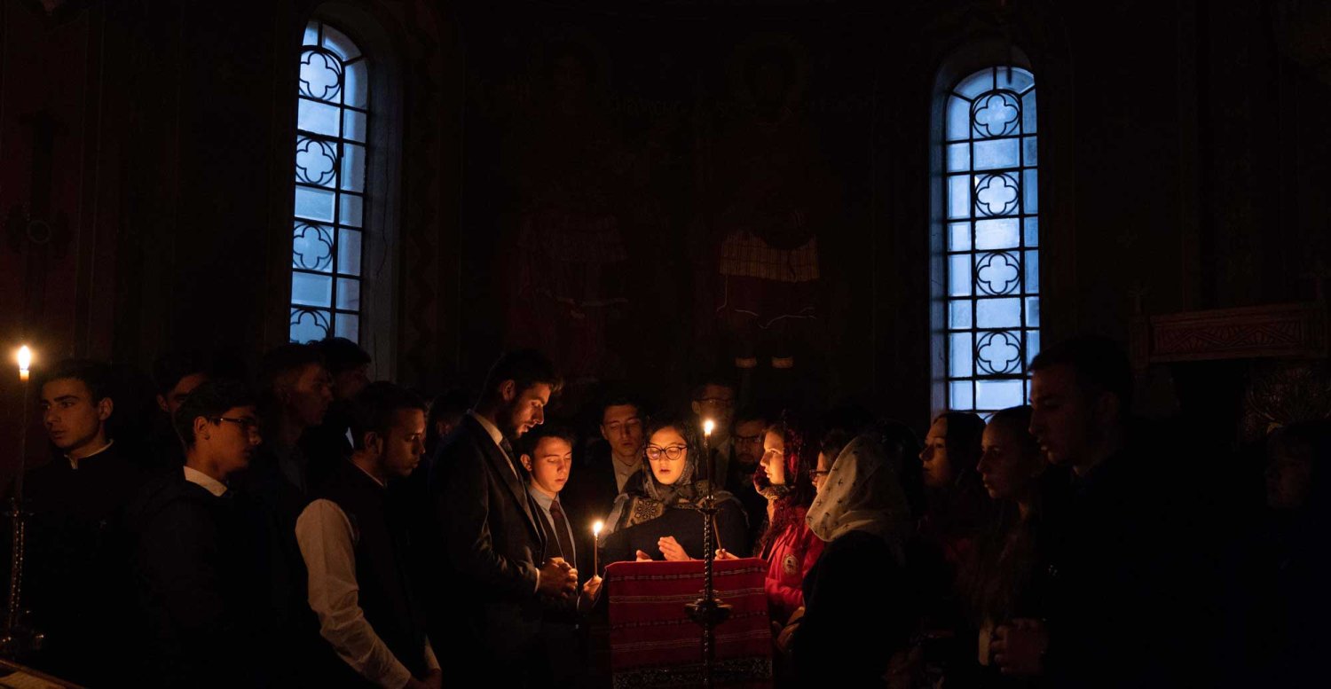 Liturghie arhierească la biserica de la Colegiul Pedagogic din Iaşi 130007