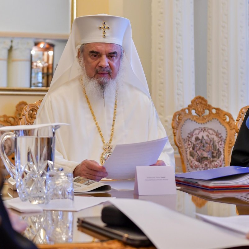 Întrunirea Sinodului Mitropoliei Munteniei și Dobrogei la Patriarhie 130208
