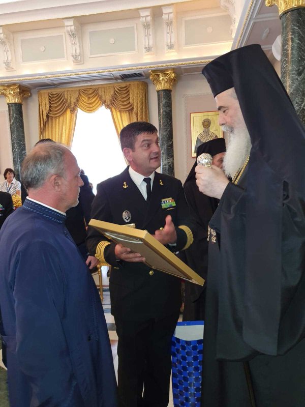 Echipajul Fregatei „Regele Ferdinand” în vizită la Locurile Sfinte 131690