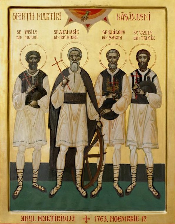Sf. Ier. Ioan cel Milostiv, Patriarhul Alexandriei;  Sf. Martiri şi Mărturisitori Năsăudeni: Atanasie Todoran  din Bichigiu, Vasile din Mocod, Grigorie din Zagra şi Vasile din Telciu; Sf. Cuv. Nil Pustnicul 132121