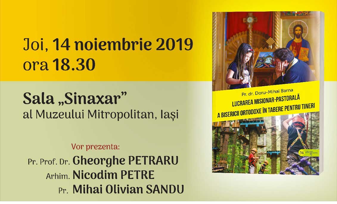 Lansarea cărţii „Lucrarea misionar- pastorală a Bisericii Ortodoxe în tabere pentru tineri” 132288