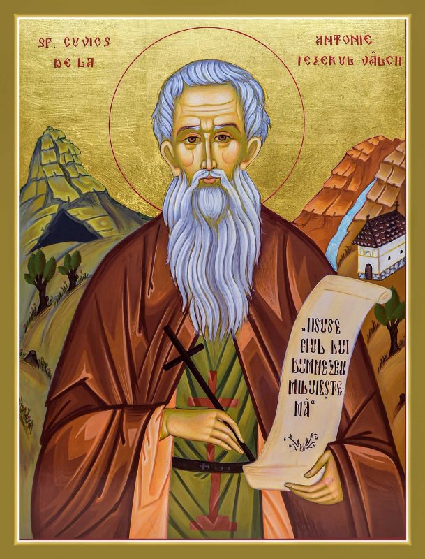Cuviosul Antonie, pustnicul din sihăstria de la Iezerul Vâlcii 133084